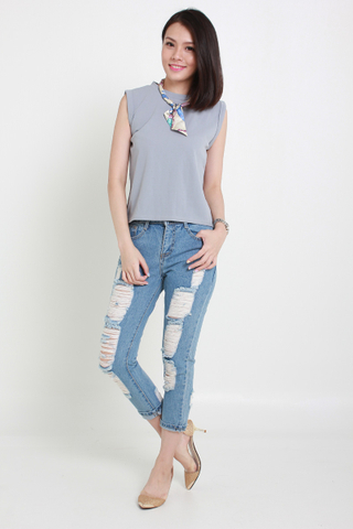 INSTOCK - Darcy Ripped Jeans In Blue