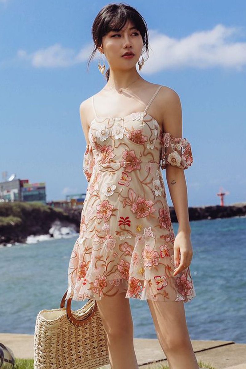 Crochet cold shoulder dress new arrivals