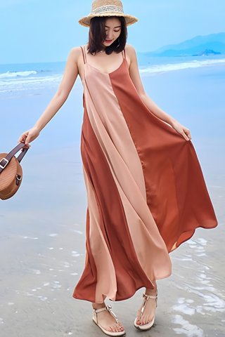 BACKORDER - Kailey Sleeveless Colorblock Dress