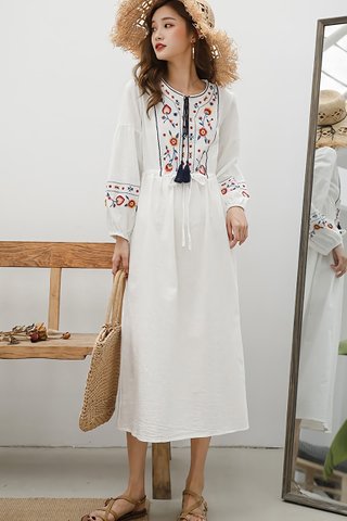 BACKORDER - Cherise Embroidery Oversized Dress