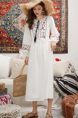 BACKORDER - Cherise Embroidery Oversized Dress