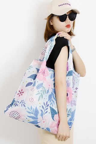 INSTOCK - Kedi Reusable Eco Bag In Sweet Floral
