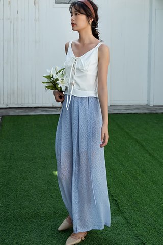 BACKORDER - Sulyn Relaxed Fit High Waist Pant In Pale Blue