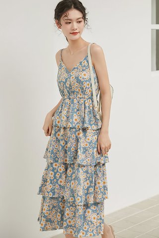 BACKORDER - Amanatha Floral TIer Dress