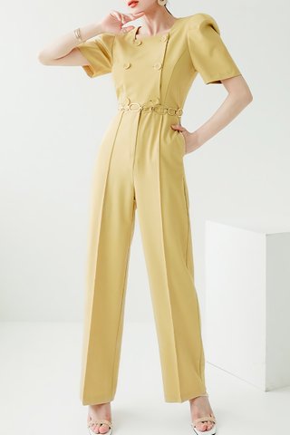 BACKORDER - Jonah Double Breasted Jumpsuit