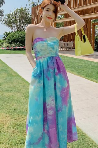 BACKORDER - Carina Watercolor Tube Dress