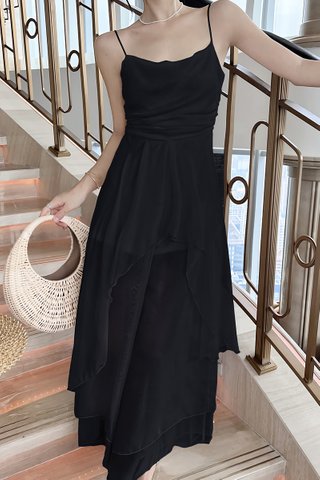 BACKORDER - Gianna Camisole Jumpsuit In Black