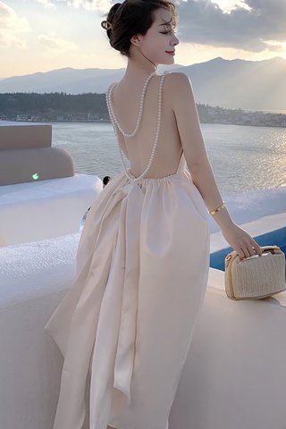 BACKORDER - Alise Pearl Bare Back Dress