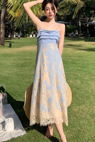 BACKORDER - Mellie Lace Overlay Dress