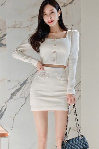 BACKORDER - Rosie Top With Mini Skirt Set