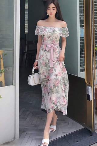 BACKORDER - Suhara Off Shoulder Floral Dress