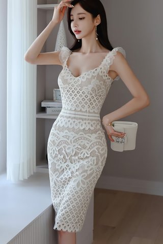BACKORDER - Valenca Lace Overlay Dress