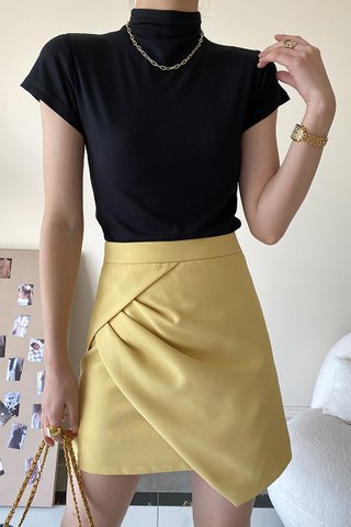 BACKORDER - Jarvelle Asymmetrical Skirt In Yellow
