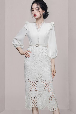 BACKORDER - Kivan Sleeve Crochet Dress