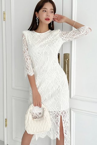 BACKORDER - Aries Lace Overlay Dress