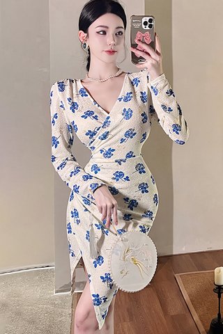 BACKORDER - Kaelle Asymmetrical Hem Dress