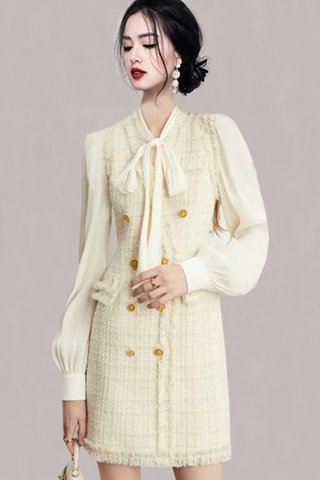 BACKORDER - Jervis Sleeve Tweed Dress